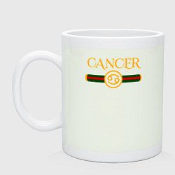 Кружка керамическая CANCER брэнд, цвет: фосфор