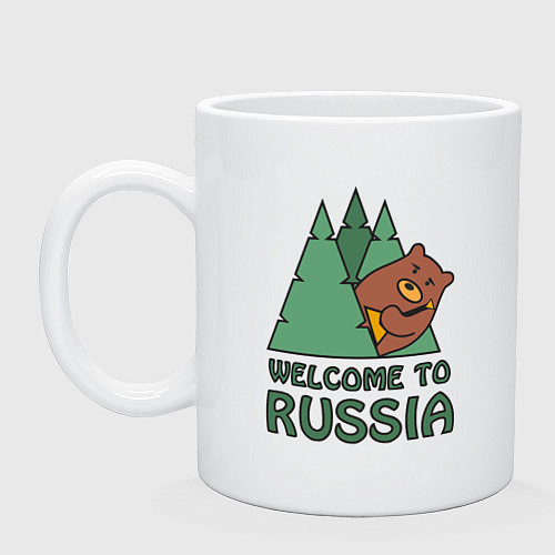 Кружка Welcome - Russia / Белый – фото 1