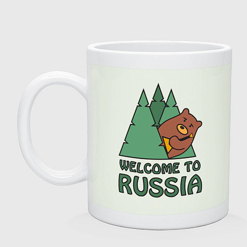 Кружка Welcome - Russia / Фосфор – фото 1