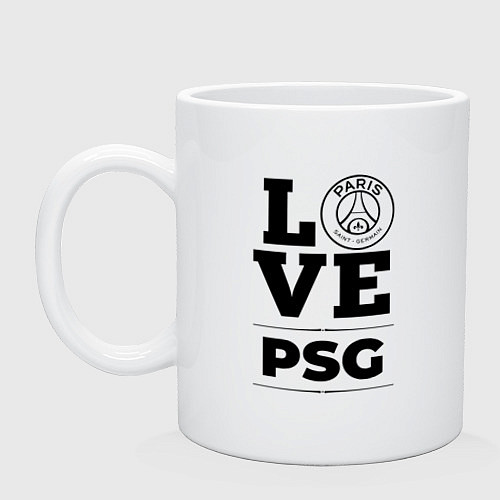 Кружка PSG Love Классика / Белый – фото 1