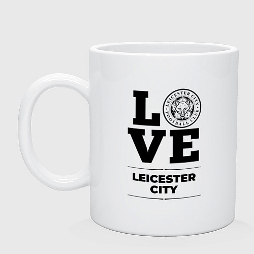 Кружка Leicester City Love Классика / Белый – фото 1