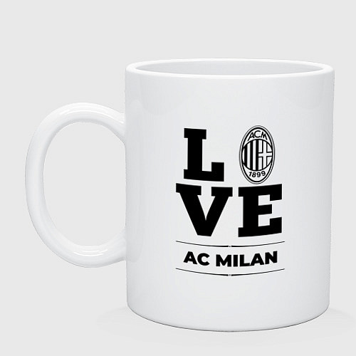 Кружка AC Milan Love Классика / Белый – фото 1