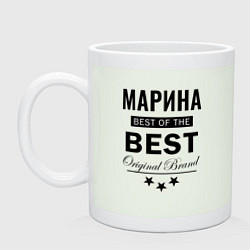 Кружка керамическая МАРИНА BEST OF THE BEST, цвет: фосфор