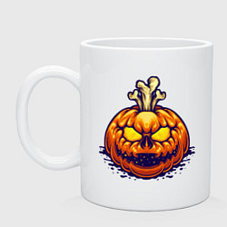 Кружка керамическая Праздник - Хэллоуин, цвет: белый