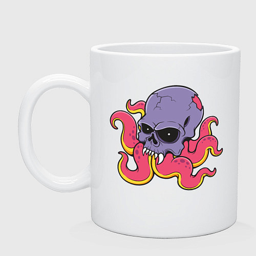 Кружка Skull Octopus / Белый – фото 1