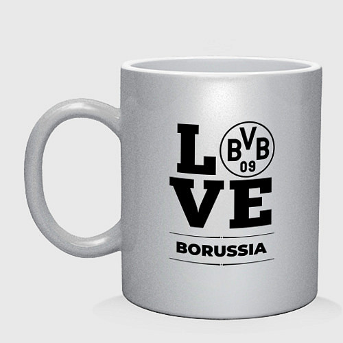 Кружка Borussia Love Классика / Серебряный – фото 1