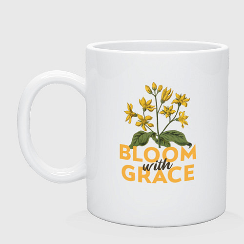 Кружка Bloom with grace / Белый – фото 1