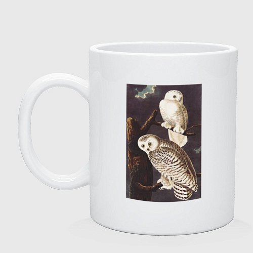 Кружка Snowy Owl Сова / Белый – фото 1