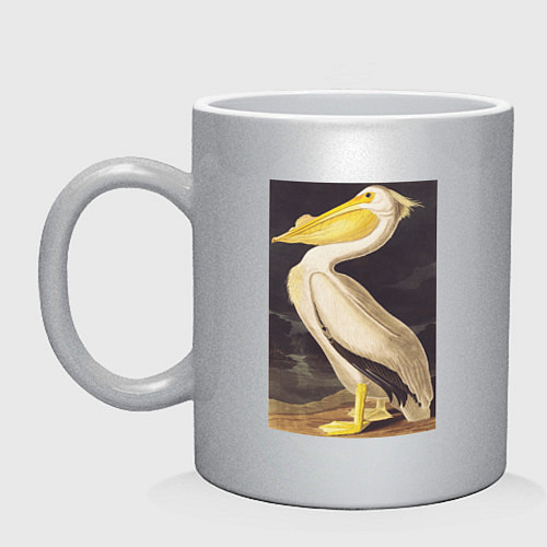 Кружка American White Pelican Пеликан / Серебряный – фото 1