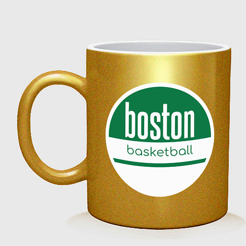 Кружка Boston Basketball / Золотой – фото 1