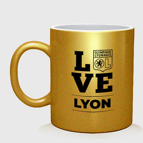 Кружка Lyon Love Классика / Золотой – фото 1