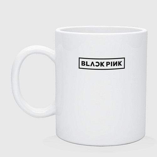 Кружка BLACKPINK LOGO / Белый – фото 1