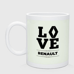 Кружка керамическая Renault Love Classic, цвет: фосфор