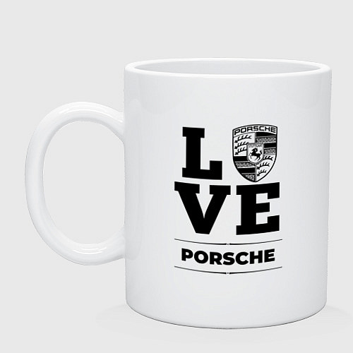 Кружка Porsche Love Classic / Белый – фото 1