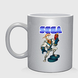 Кружка керамическая SEGA - Jim, цвет: серебряный
