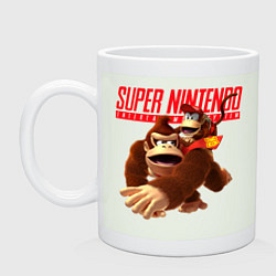 Кружка керамическая Nintendo - DK, цвет: фосфор