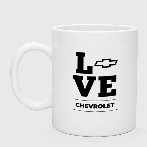 Кружка Chevrolet Love Classic / Белый – фото 1