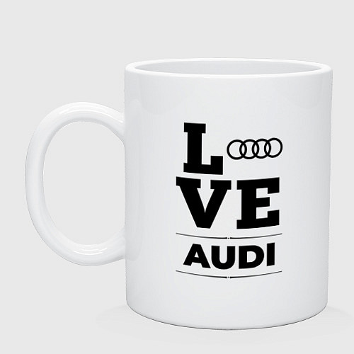 Кружка Audi Love Classic / Белый – фото 1