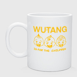 Кружка керамическая Wu-Tang Childrens, цвет: белый
