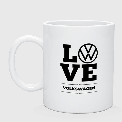 Кружка Volkswagen Love Classic / Белый – фото 1