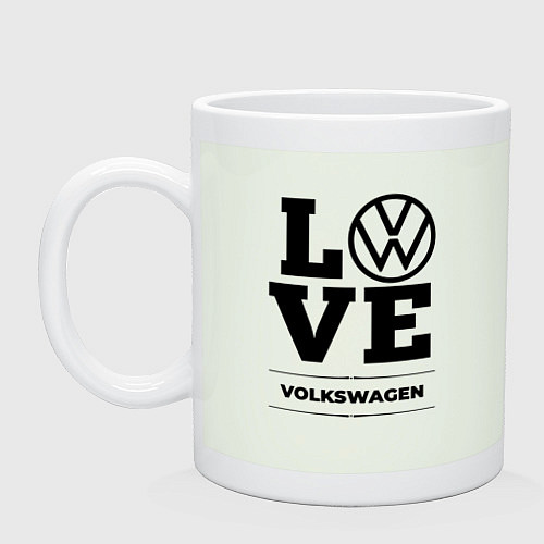Кружка Volkswagen Love Classic / Фосфор – фото 1