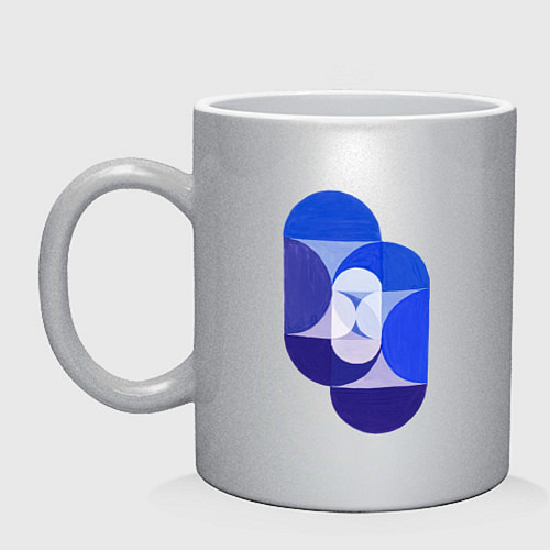 Кружка Key Blue / Серебряный – фото 1