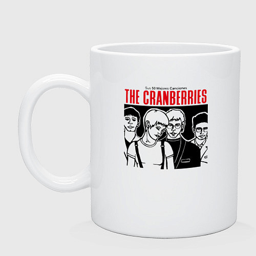 Кружка Sus 50 mejores canciones - The Cranberries / Белый – фото 1