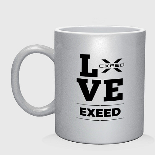 Кружка Exeed Love Classic / Серебряный – фото 1