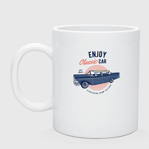 Кружка Enjoy classic car / Белый – фото 1