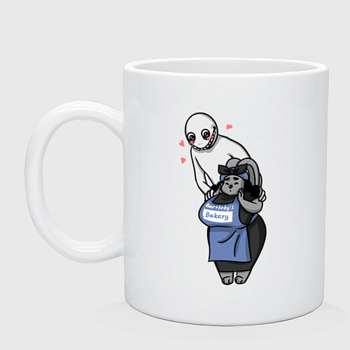 Кружка Мама Кролик и Человек / Белый – фото 1