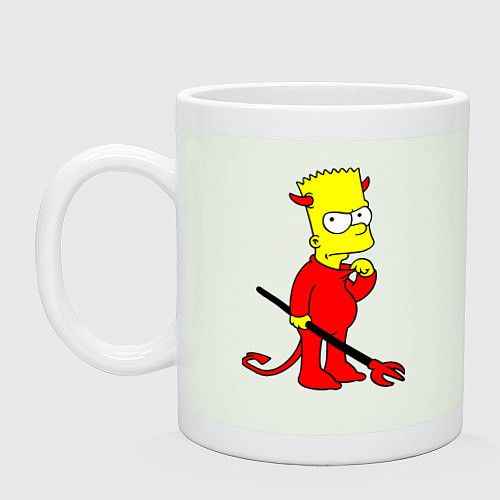 Кружка Bart Simpson - devil / Фосфор – фото 1