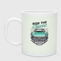 Кружка керамическая Ride the classic, цвет: фосфор