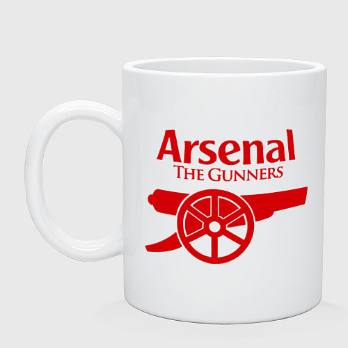 Кружка Arsenal: The gunners / Белый – фото 1