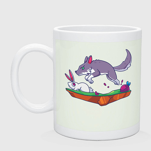 Кружка Кролик и волк / Фосфор – фото 1