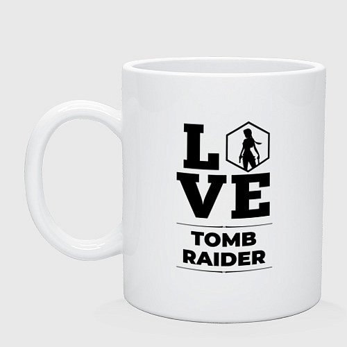 Кружка Tomb Raider love classic / Белый – фото 1