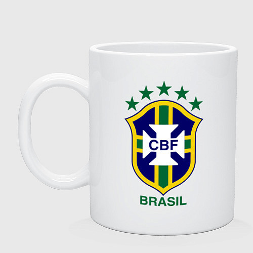 Кружка Brasil CBF / Белый – фото 1