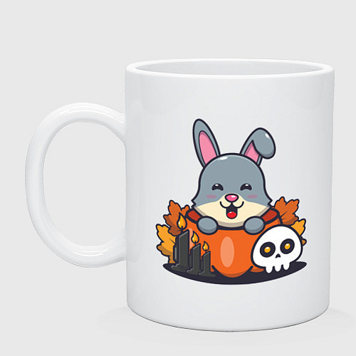 Кружка Rabbit halloween / Белый – фото 1