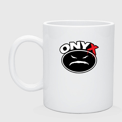 Кружка Onyx - black logo / Белый – фото 1