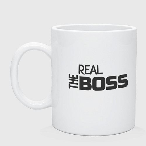 Кружка The real Boss / Белый – фото 1