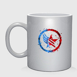 Кружка керамическая Mass Effect Renegade - Paragon Combo, цвет: серебряный