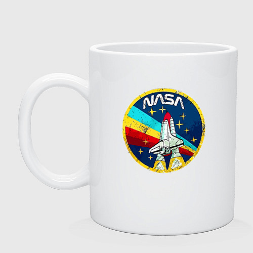 Кружка NASA - emblem - USA / Белый – фото 1