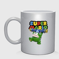 Кружка керамическая Super Mario - Spike - Character, цвет: серебряный
