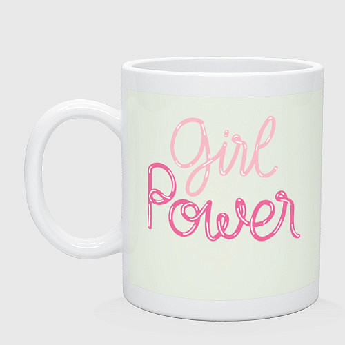 Кружка Pink - girl Power / Фосфор – фото 1