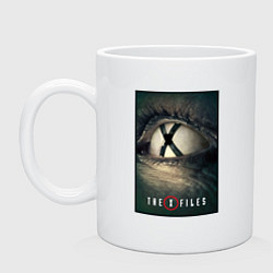 Кружка керамическая X - Files poster, цвет: белый