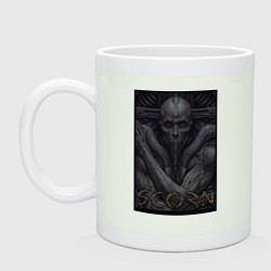 Кружка керамическая Scorn poster, цвет: фосфор