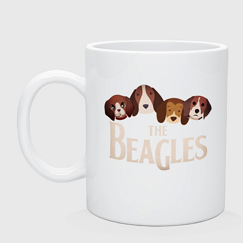 Кружка The Beagles / Белый – фото 1