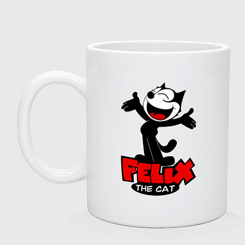 Кружка Happy Cat Felix / Белый – фото 1
