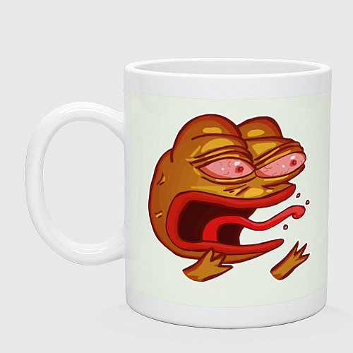 Кружка Evil Pepe sticker / Фосфор – фото 1