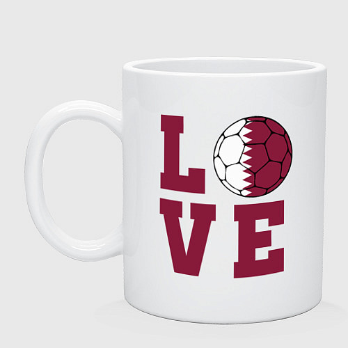 Кружка Love Qatar / Белый – фото 1