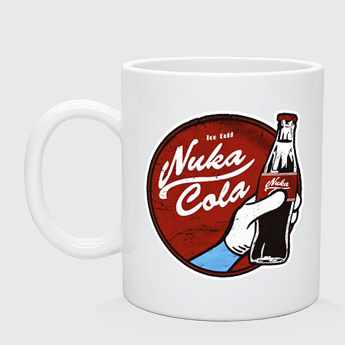 Кружка Nuka cola sticker / Белый – фото 1